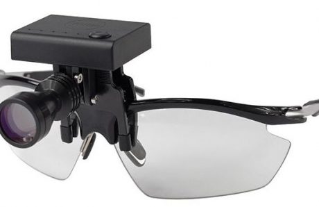 LED frontale rechargeable et ultra légère pour loupes binoculaires