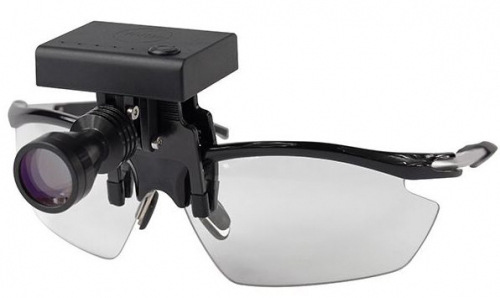 LED frontale rechargeable et ultra légère pour loupes binoculaires